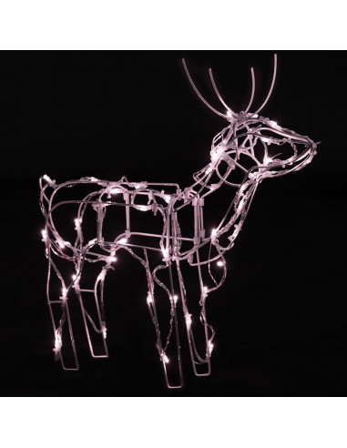 Decorazioni di Natale a Forma di Renne 3 pz 229 LED