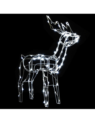 Decorazioni di Natale a Forma di Renne 3 pz 229 LED