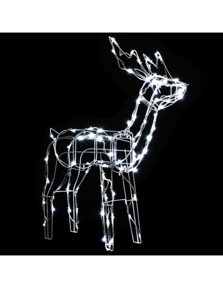 Decorazioni di Natale a Forma di Renne 3 pz 229 LED