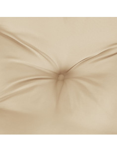 Cuscini Panca da Giardino 2pz Beige 120x50x7 cm Tessuto Oxford