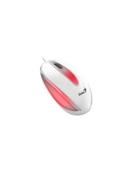 GENIUS MOUSE USB DX-MINI FLASHING LED WHITE