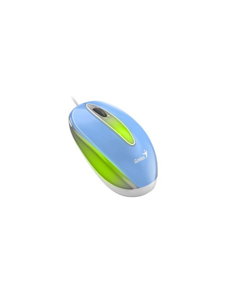 GENIUS MOUSE USB DX-MINI FLASHING LED BLUE