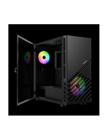 GAMDIAS CASE MID TOWER ARGUS M4 NERO TG 1x140mm + 1x120mm FAN ARGB