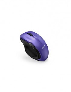 GENIUS MOUSE ERGONOMIC USB ERGO 8200S WIRELESS SILENT IRON PURPLE