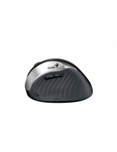 GENIUS MOUSE ERGONOMIC WIR. ERGO 8250S VERTICALE + POGGIAPOLSO SILVER GRAY/