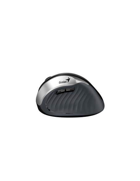 GENIUS MOUSE ERGONOMIC WIR. ERGO 8250S VERTICALE + POGGIAPOLSO SILVER GRAY/