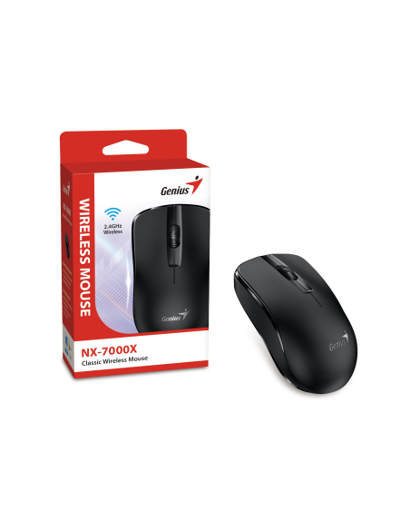 GENIUS MOUSE WIR. NX-7000X BLACK (batteria 1xAA)