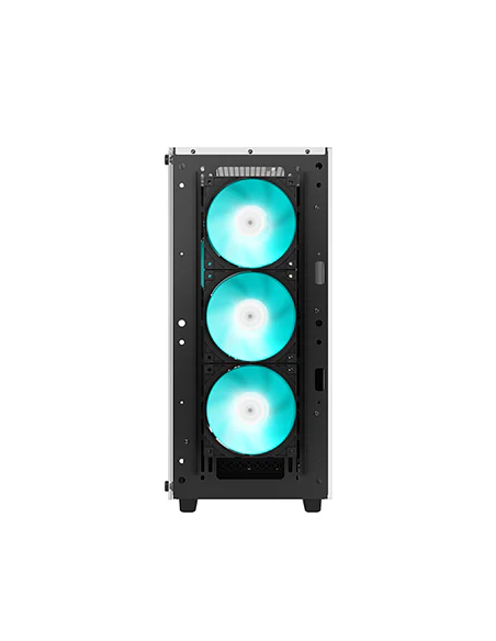 DEEPCOOL CASE MID TOWER CC560 V2 WHITE 3+1x120 LED FAN TG