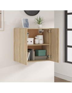 Armadietto a Muro Rovere Sonoma 60x30x60 cm Legno Multistrato 2