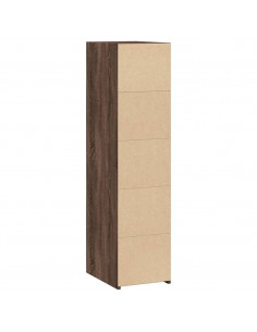 Credenza Rovere Marrone 30x41x124cm in Legno Multistrato