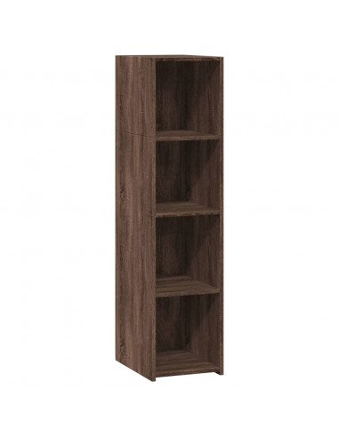 Credenza Rovere Marrone 30x41x124cm in Legno Multistrato