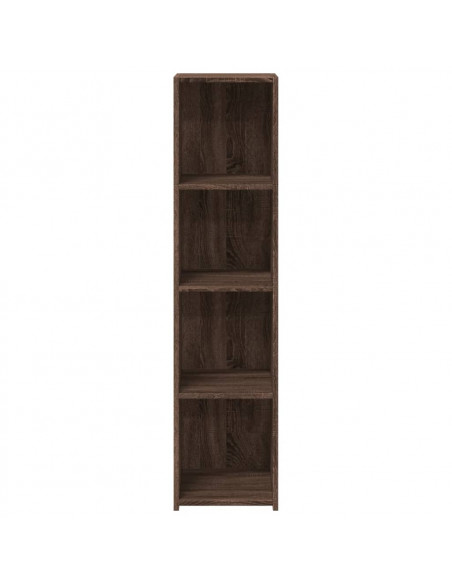 Credenza Rovere Marrone 30x41x124cm in Legno Multistrato