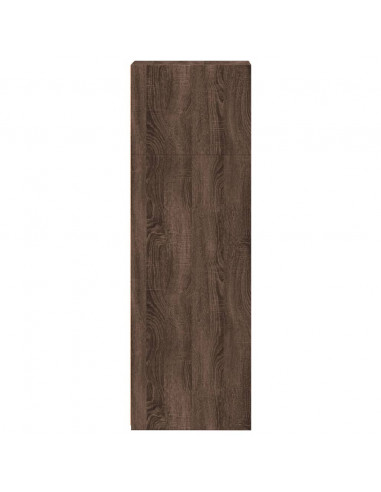 Credenza Rovere Marrone 30x41x124cm in Legno Multistrato