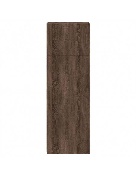 Credenza Rovere Marrone 30x41x124cm in Legno Multistrato