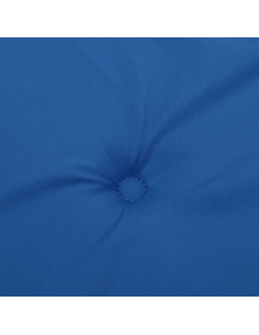 Cuscini per Sedia 6 pz Blu Reale 50x50x3 cm in Tessuto Oxford