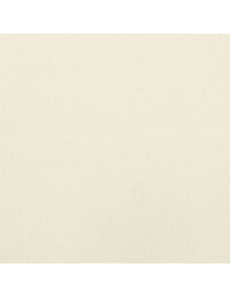 Cuscino per Panca Bianco Crema 100x50x7 cm in Tessuto Oxford