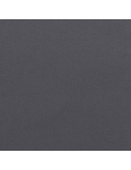 Cuscino per Panca Antracite 150x50x7 cm in Tessuto Oxford