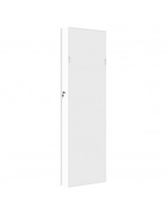 Armadio Portagioie a Specchio con Luci LED a Parete Bianco 2