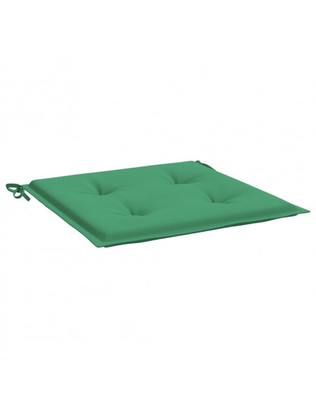 Cuscini per Sedia 6 pz Verdi 50x50x3 cm in Tessuto Oxford