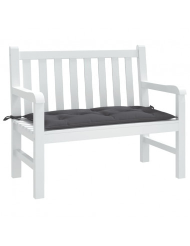 Cuscino per Panca Antracite 100x50x7 cm in Tessuto Oxford