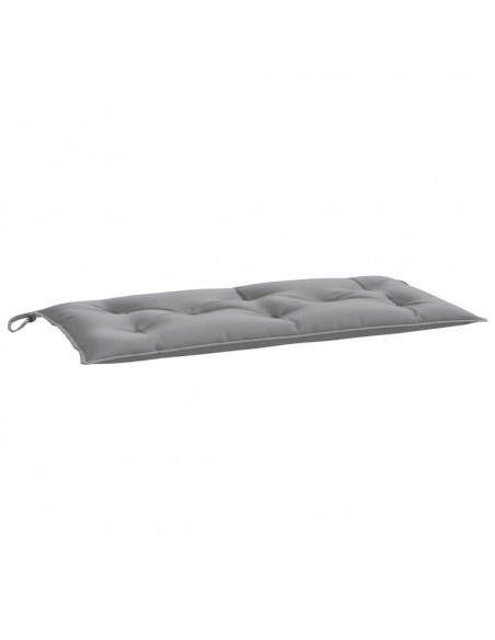 Cuscino per Panca Grigio 100x50x7 cm in Tessuto Oxford