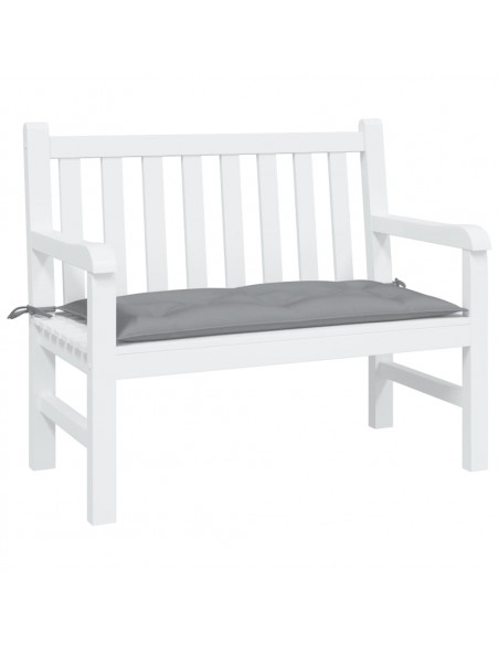 Cuscino per Panca Grigio 100x50x7 cm in Tessuto Oxford