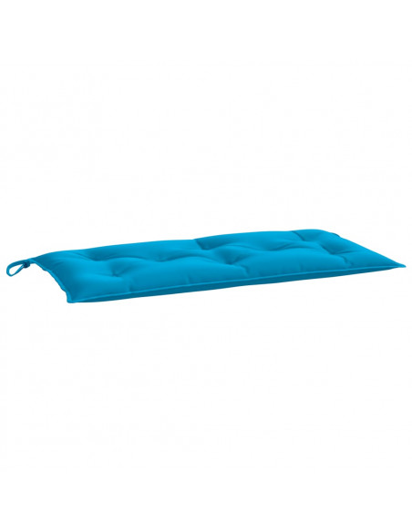 Cuscino per Panca Azzurro 100x50x7 cm in Tessuto Oxford