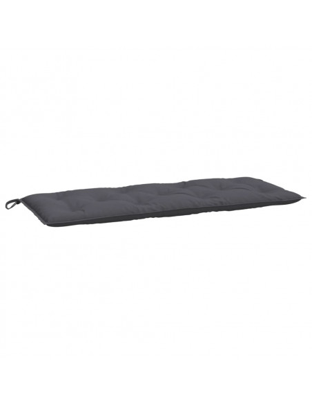 Cuscino per Panca Antracite 120x50x7 cm in Tessuto Oxford