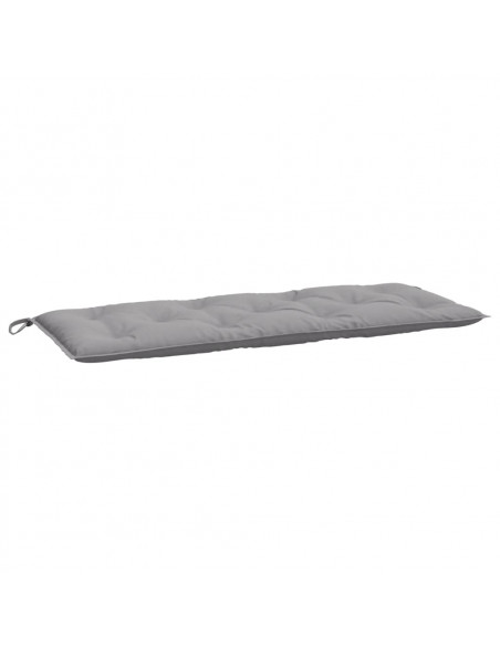 Cuscino per Panca Grigio 120x50x7 cm in Tessuto Oxford