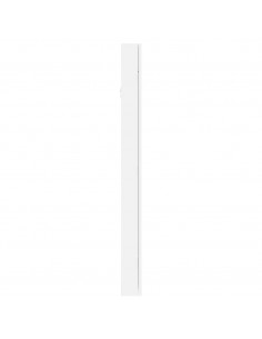 Armadio Portagioie con Specchio a Muro Bianco 30x8,5x106 cm