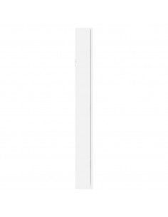 Armadio Portagioie con Specchio a Muro Bianco 37,5x10x90 cm