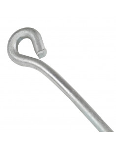 Ancoraggi a Terra 6 pz 10x60 cm in Metallo Zincato