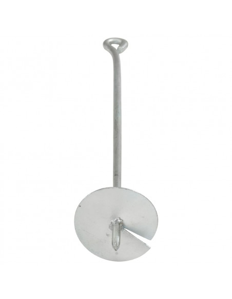 Ancoraggi a Terra 6 pz 10x60 cm in Metallo Zincato