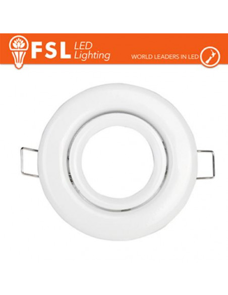 Ghiera orientabile foro 70mm COLORE BIANCO