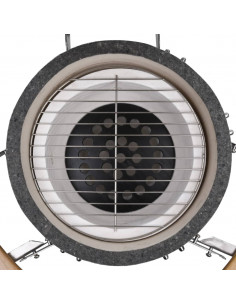 Barbecue Kamado in ceramica griglia fumatore 76 cm