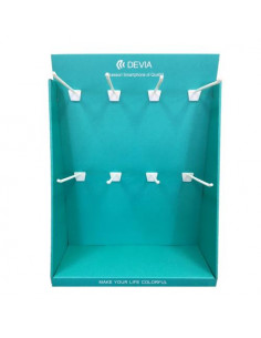 ESPOSITORE DA BANCO 8 GANCI DEVIA IN CARTONE 391X541X135 MM