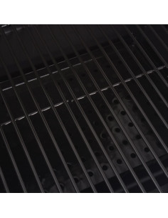 Barbecue a Carbonella con Ripiano Inferiore Nero