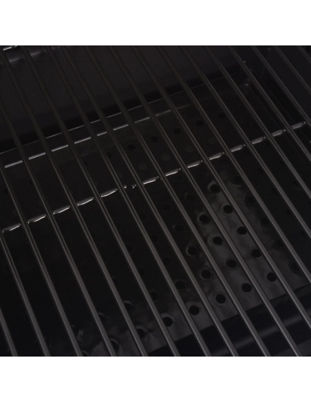 Barbecue a Carbonella con Ripiano Inferiore Nero