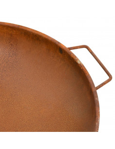 Braciere 67,5x58x22,5 cm in Acciaio