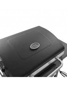 Barbecue a Carbonella con Ripiano Inferiore Nero