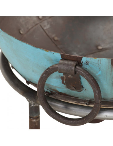 Braciere Rustico Colorato Ø 40 cm in Ferro