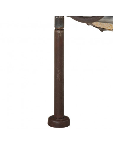 Braciere Rustico Colorato Ø 40 cm in Ferro