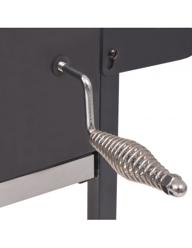 Barbecue a Carbonella con Ripiano Inferiore Nero