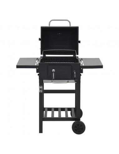 Barbecue a Carbonella con Ripiano Inferiore Nero