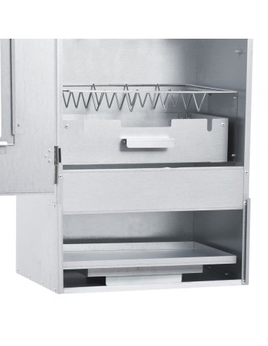 Affumicatore e Forno BBQ con 1 kg di Trucioli 44,5x29x83 cm