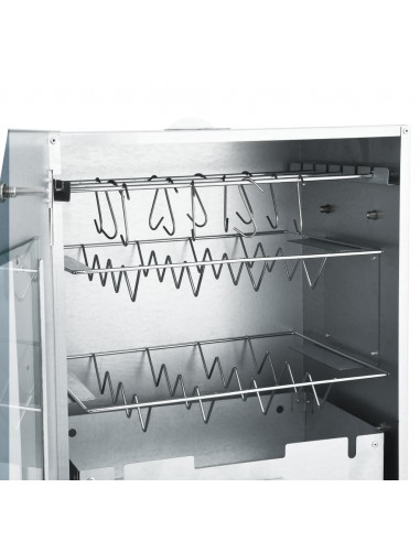 Affumicatore e Forno BBQ con 1 kg di Trucioli 44,5x29x83 cm
