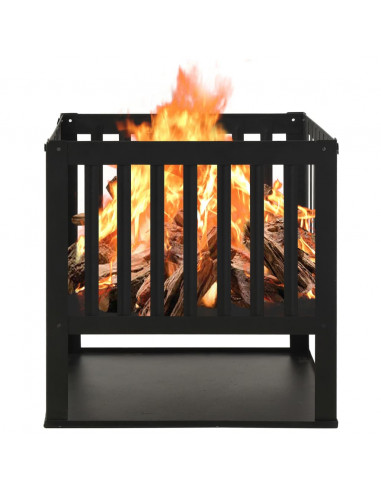 Braciere 40x40x40 cm in Acciaio