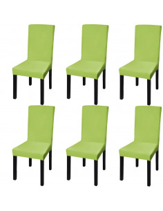 Fodere Elastiche per Sedie 6 pz  Verdi 2