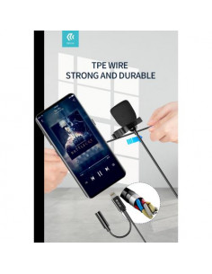 DEVIA MICROFONO PER SMARTPHON A FILO E CONNETTORE LIGHTNING APPLE