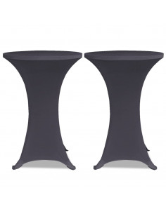 Copertura Elastica per Tavolo 80 cm Antracite 2